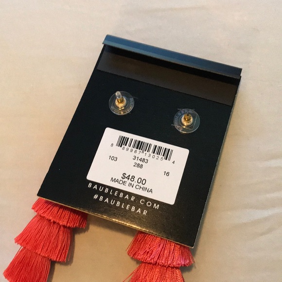 Pink Baublebar Statement Earrings - Picture 3 of 3